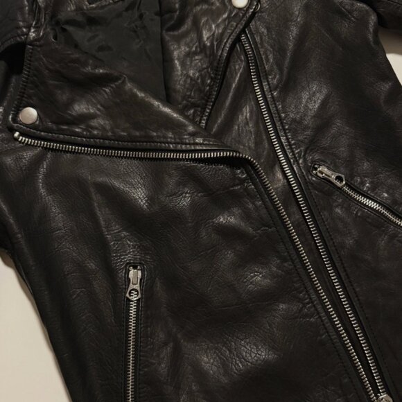 Madewell Genuine Leather Moto Jacket XS - Picture 4 of 4